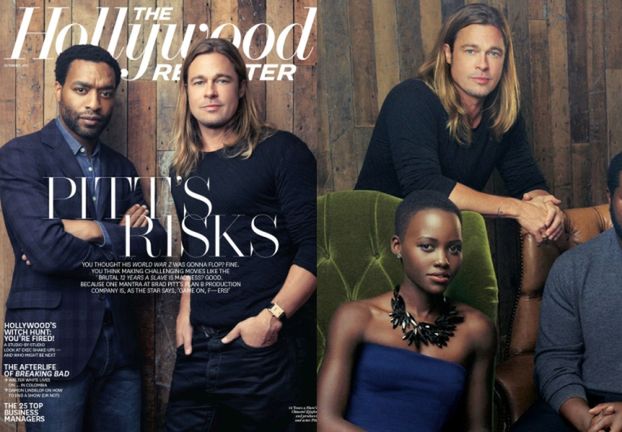 Seksowny Brad Pitt na okładce "Hollywood Reporter"! 