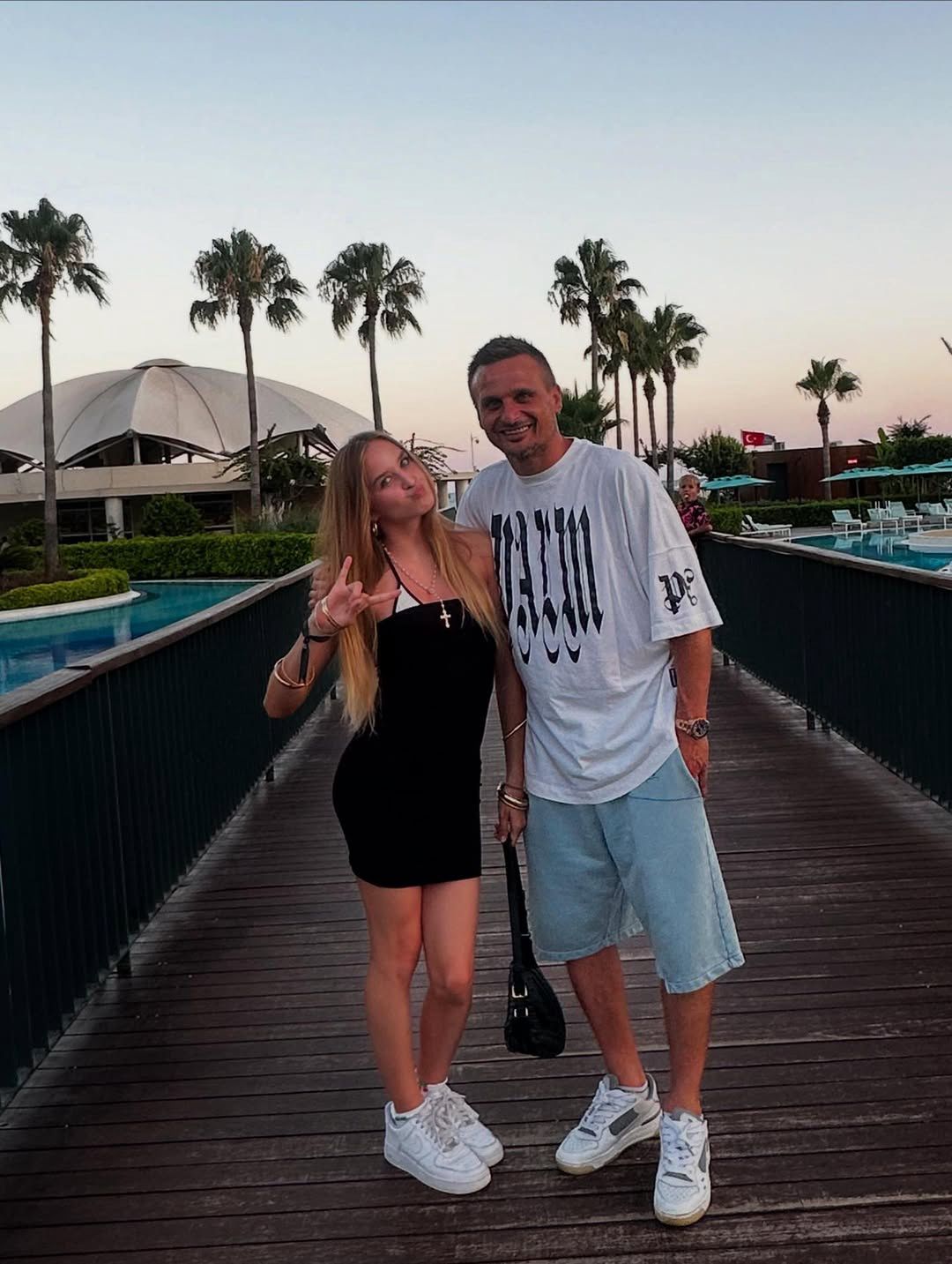 Sławomir Peszko na rodzinnych wakacjach