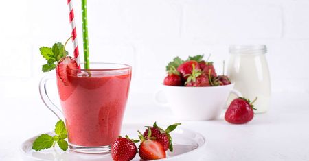 Truskawkowe smoothie – szybka i zdrowa przekąska