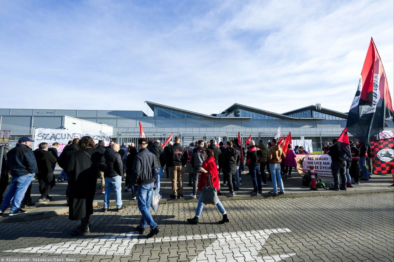 Strajk generalny w fabryce w Chrzanowie. "Ludzie mdleją przy maszynach"