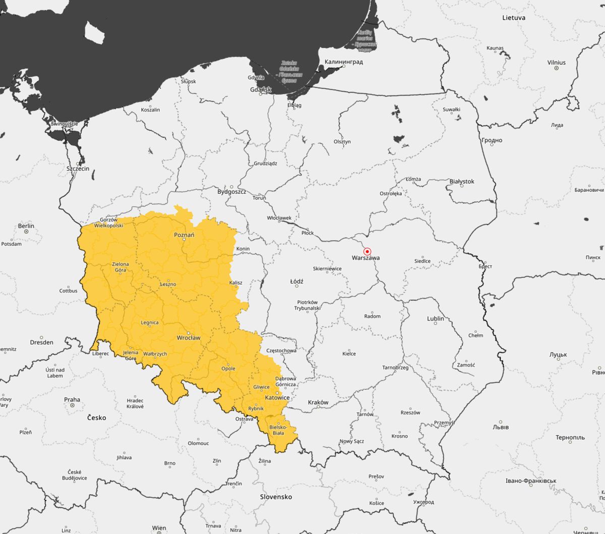 Ostrzeżenia IMGW. Burze i gradobicia nad Polską