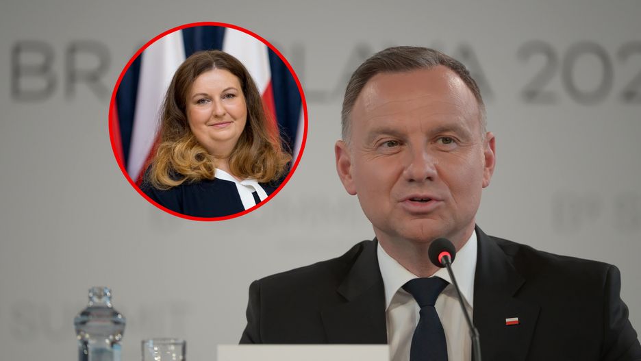 Małgorzata Paprocka, minister w Kancelarii Prezydenta RP, została zaskoczona przez dziennikarza TVN24 Konrada Piaseckiego. 