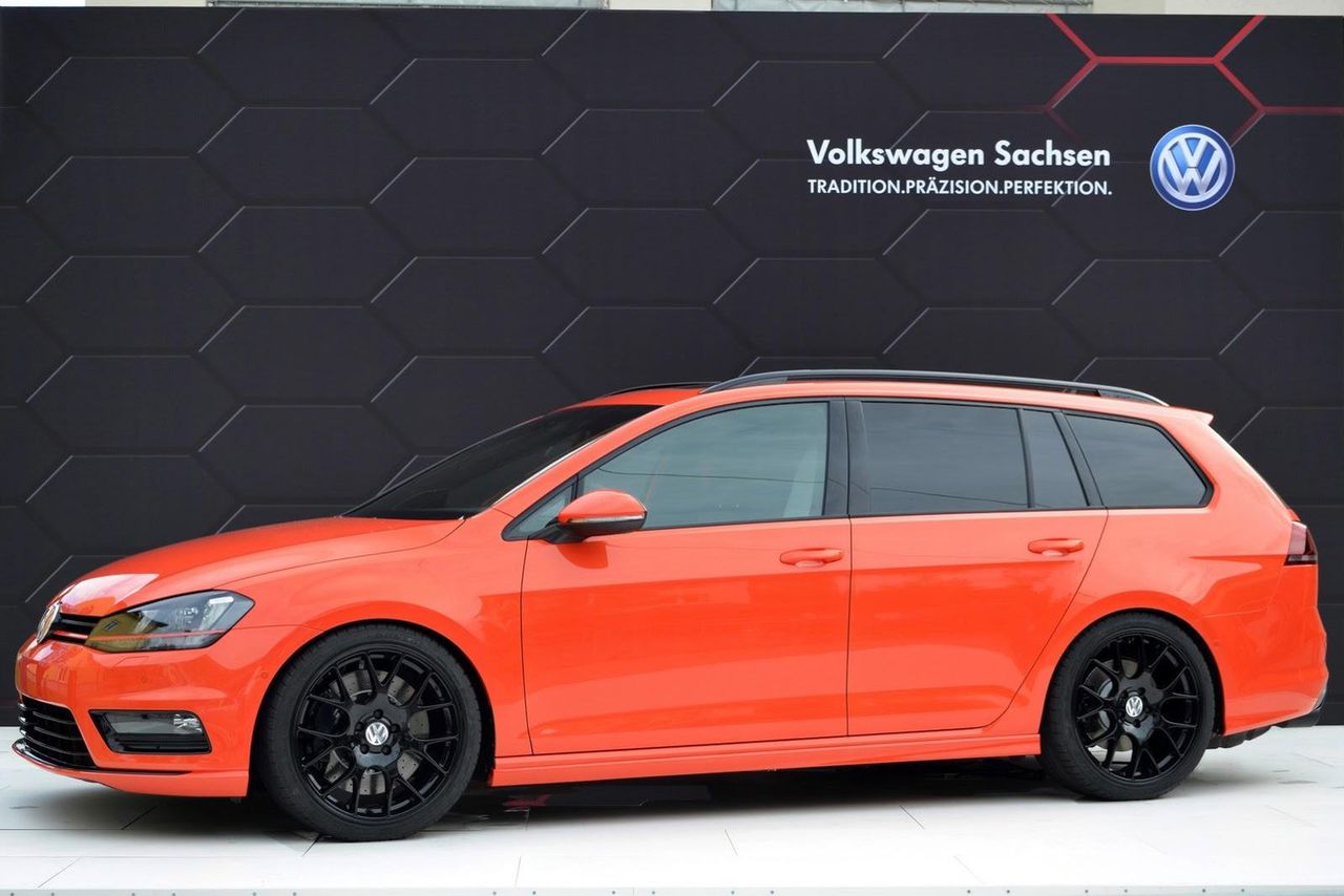 Mocny Volkswagen Golf Variant na Wörthersee 2014