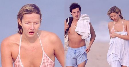 Córka Gwyneth Paltrow szaleje na plaży z tajemniczym przystojniakiem. Po mamie odziedziczyła zabójczą figurę