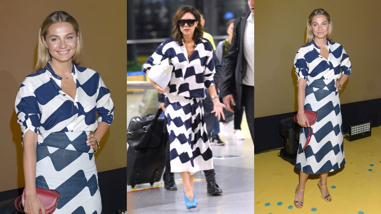 Małgorzata Socha i Victoria Beckham