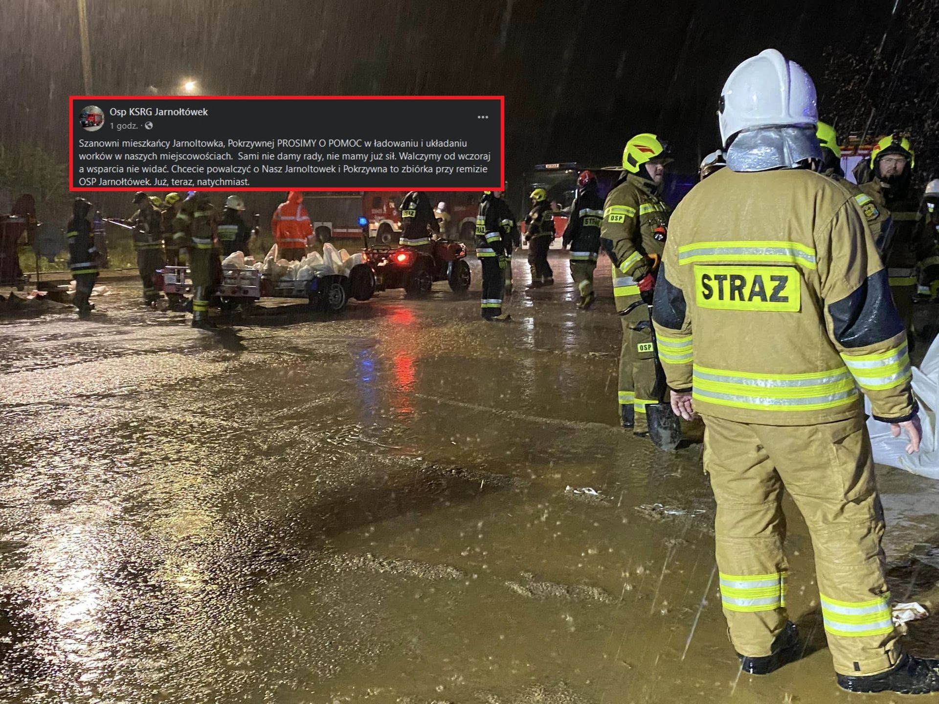 Strażacy proszą mieszkańców o pomoc