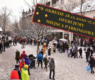 Sylwester 2020. Parking z widokiem na Giewont? Do tego apartament gratis