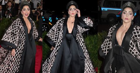 Met Gala 2015: Lady Gaga "ukrywała brzuszek"? (ZDJĘCIA)