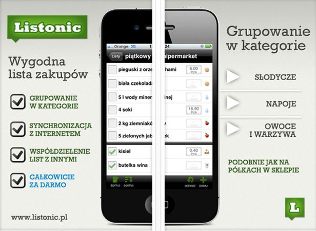 Listonic podpowie, gdzie kupować taniej