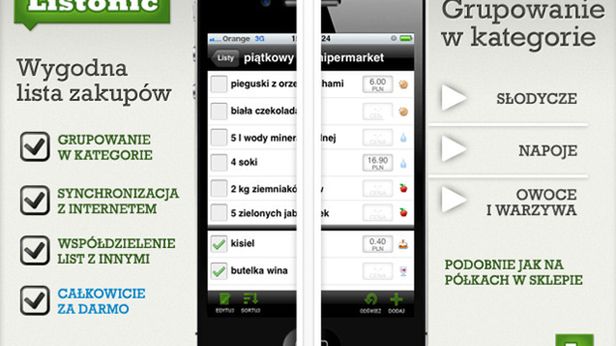 Listonic podpowie, gdzie kupować taniej 1