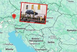 Niecodzienne sceny na cmentarzu. Auto utknęło między nagrobkami