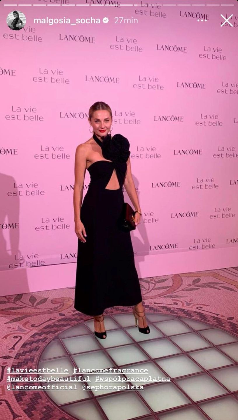 Małgorzata Socha w Paryżu na evencie Lancome 