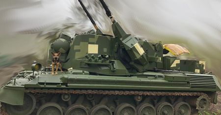 Gepard w nowym kamuflażu. Malowanie jak z Minecrafta to nie przypadek