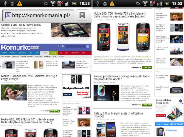 Sony Ericsson Xperia mini pro – test cz.2 [oprogramowanie] 9