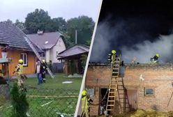 Trąba powietrzna na Podkarpaciu. Wiatr zrywał dachy