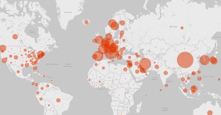 Jak śledzić rozprzestrzenianie się koronawirusa i uniknąć złośliwego oprogramowania? Pomoże ta mapa