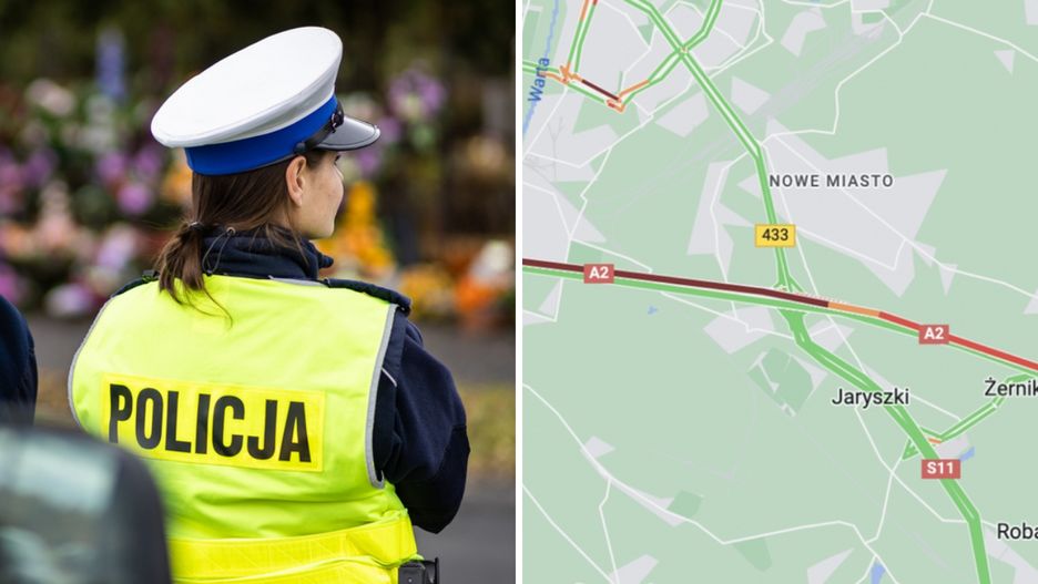 Wypadek miał miejsce na autostradowej obwodnicy Poznania.