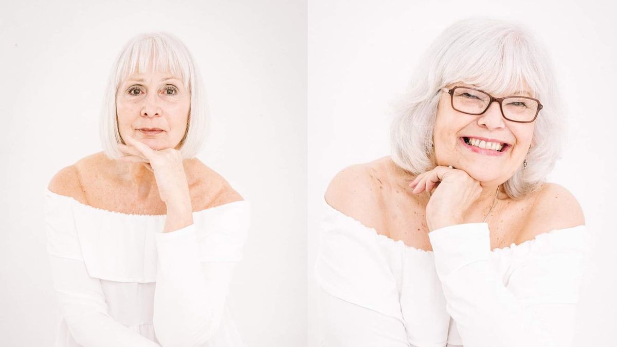 Siwe jest piękne! Zobacz eleganckie portrety starszych kobiet 1