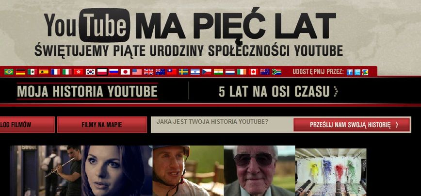 YouTube z nami już od pięciu lat [wideo] 1