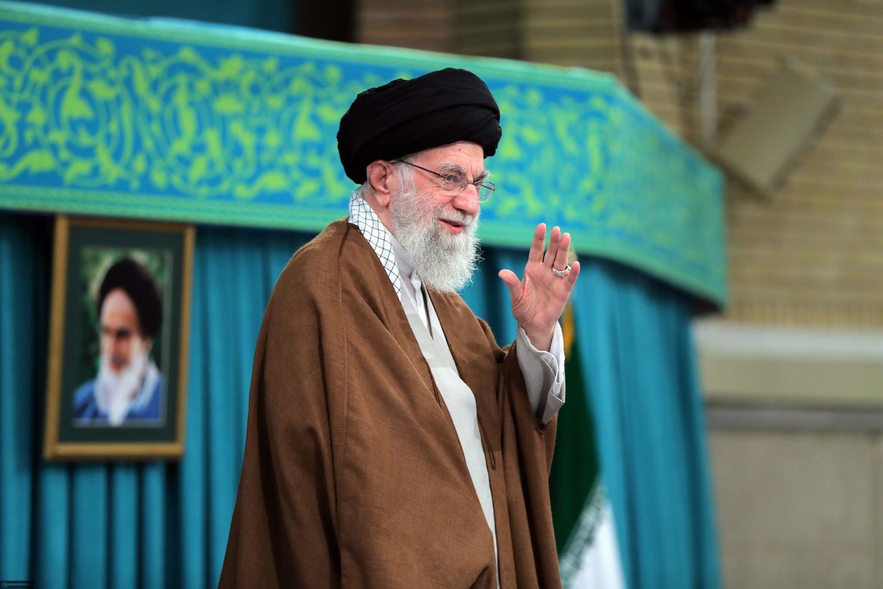 The Supreme Spiritual and Political Leader of Iran Ayatollah Ali Khamenei