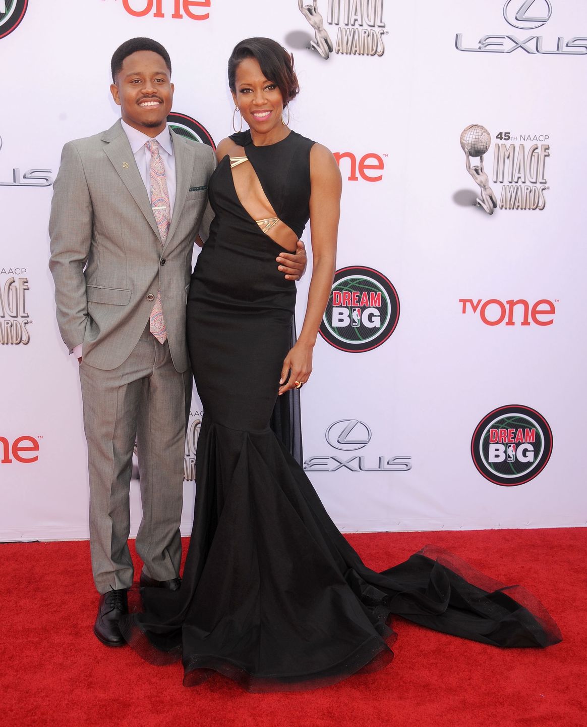 Regina King z synem