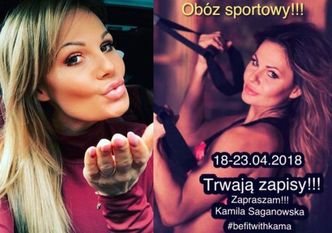 Kamila Saganowska zaprasza na obóz sportowy w Dworku nad Pilicą! Co na to Ania Lewandowska?
