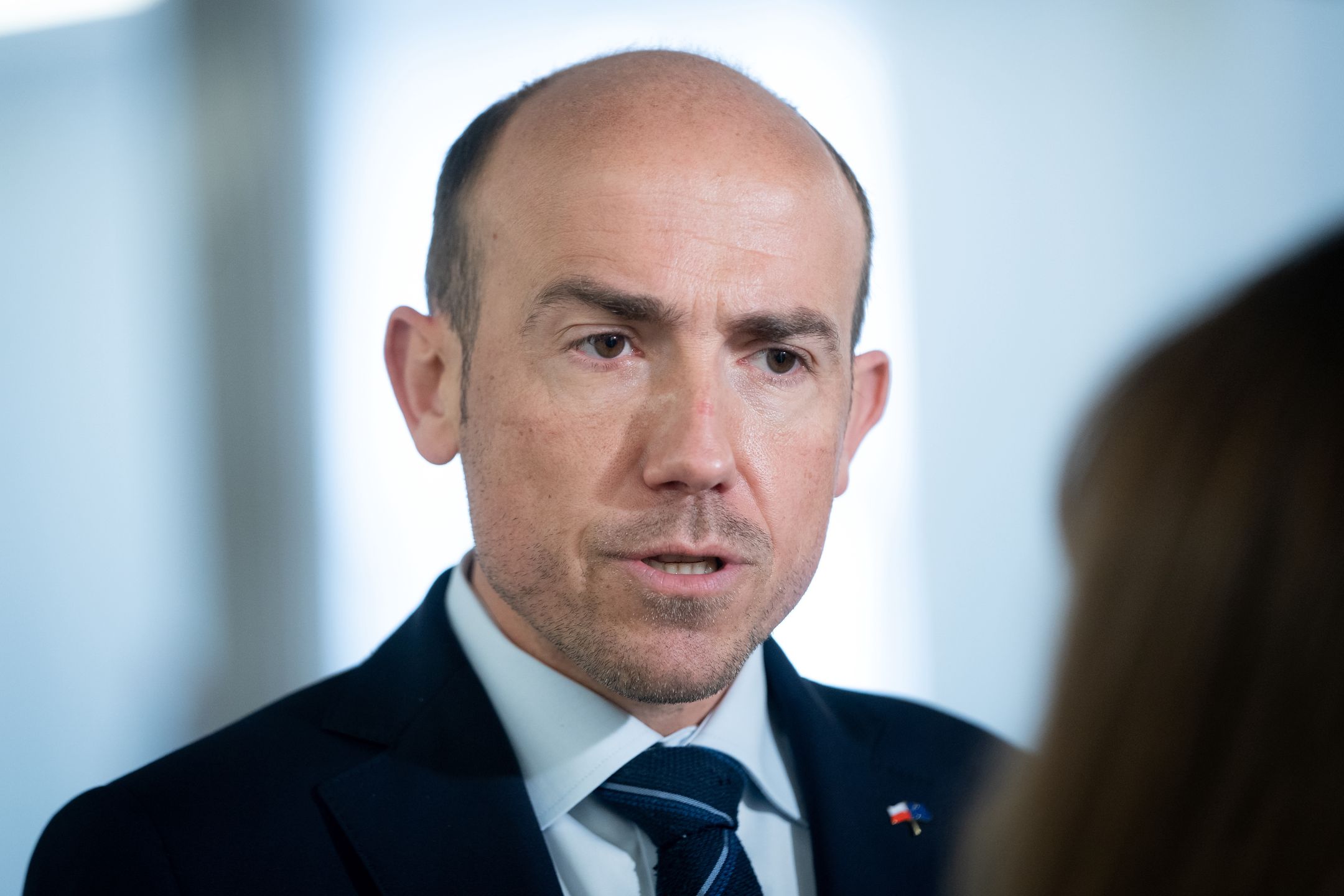 Borys Budka during the 50th session of the Sejm (lower house of Polish Parliament) in Warsaw, Poland on March 8, 2022 (Photo by Mateusz Wlodarczyk/NurPhoto via Getty Images)