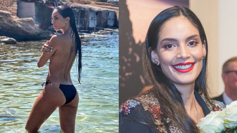 Melody Gudzowaty, żona Tomasza Gudzowatego, pozuje topless na wakacjach