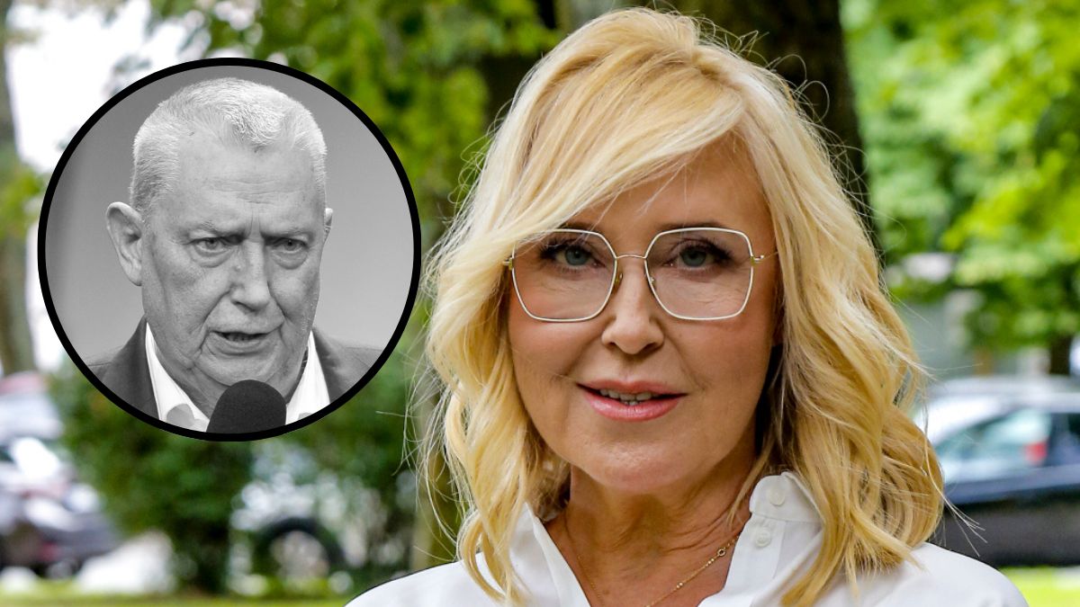 Agata Młynarska podczas uroczystości hołdującej twórczości Wojciecha Młynarskiego