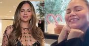 Świąteczny DRAMAT Chrissy Teigen: STRACIŁA ZĘBA! Poległ w starciu ze świątecznym cukierkiem... (FOTO)