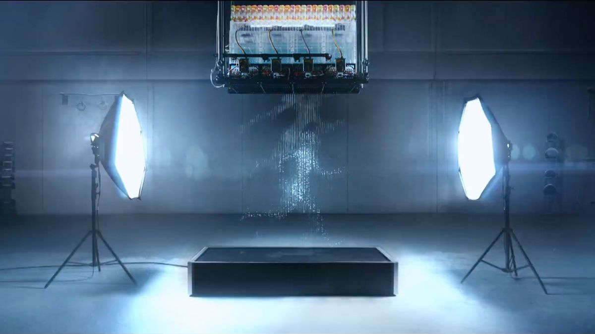 Jak wykonano świetną reklamę Gatorade, gdzie kropelki wody układają się w kształt ruszającego się człowieka? 1