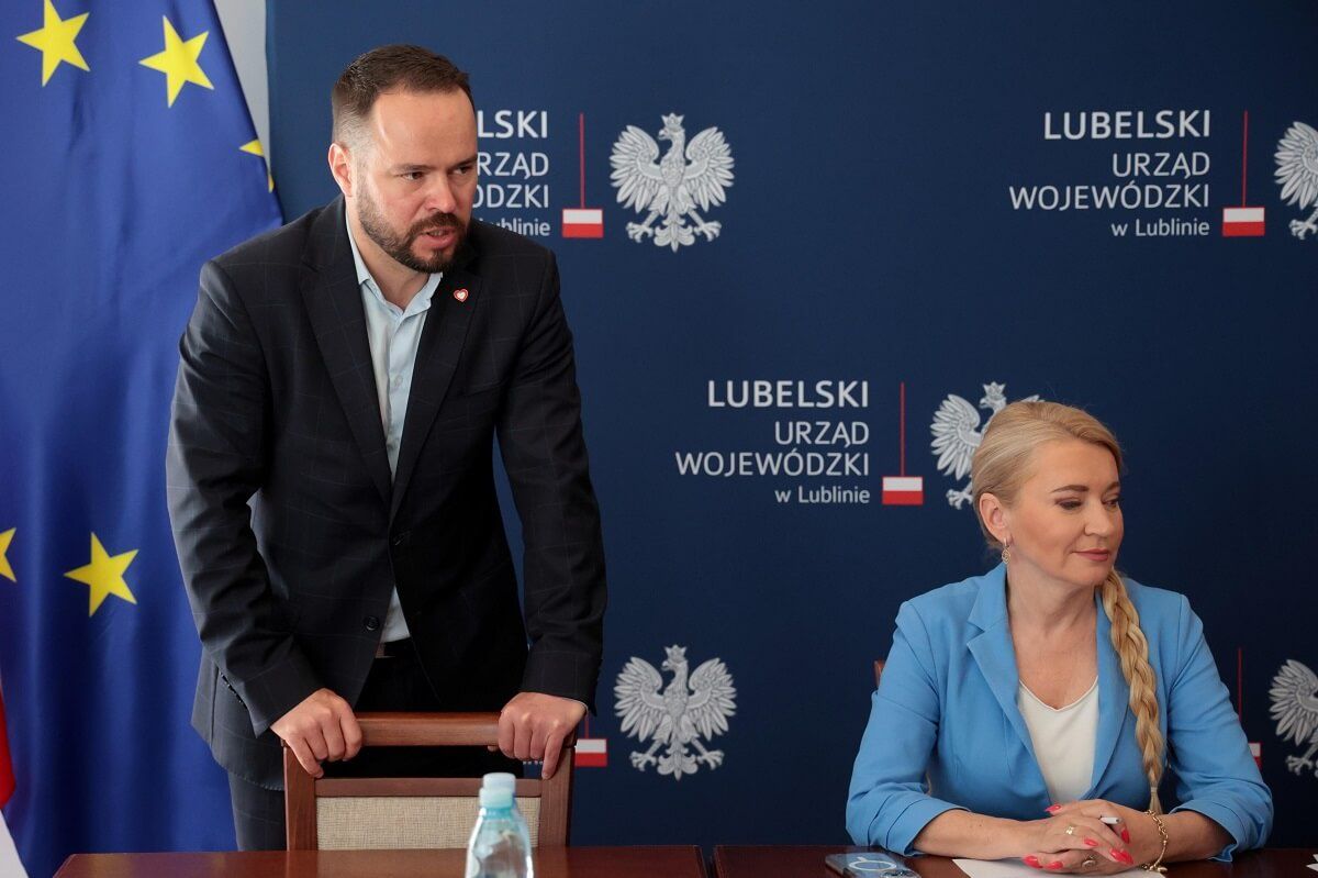 Związkowcy z Bogdanki u Wojewody Lubelskiego