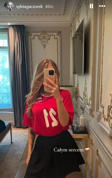 Sylwia Gaczorek kibicuje siatkarzom