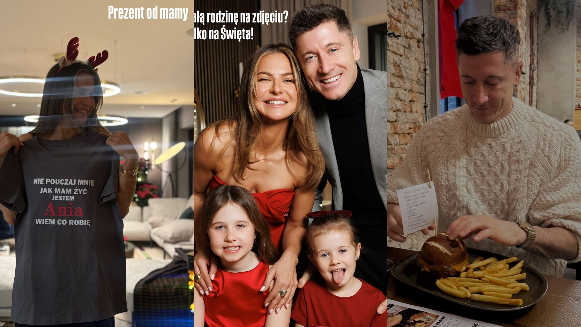 Tak Lewandowscy spędzili święta