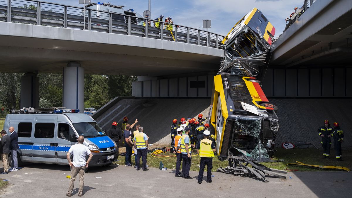 kierowca autobusu warszawa wypadek