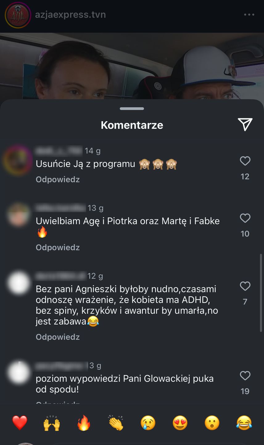 Internauci komentują "Azję Express"