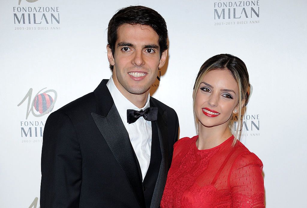 Na zdjęciu: Ricardo Kaka i jego była żona Caroline Celico