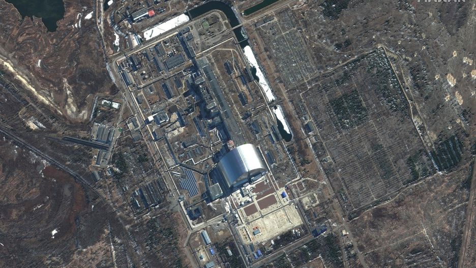 Czarnobyl - zdjęcie satelitarne Maxar Technologies