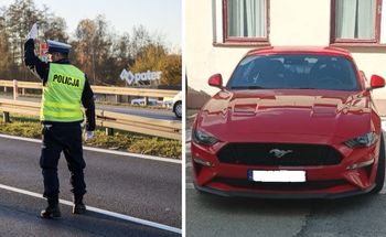 Policja będzie jeździć Mustangiem? Nagranie trafiło do sieci