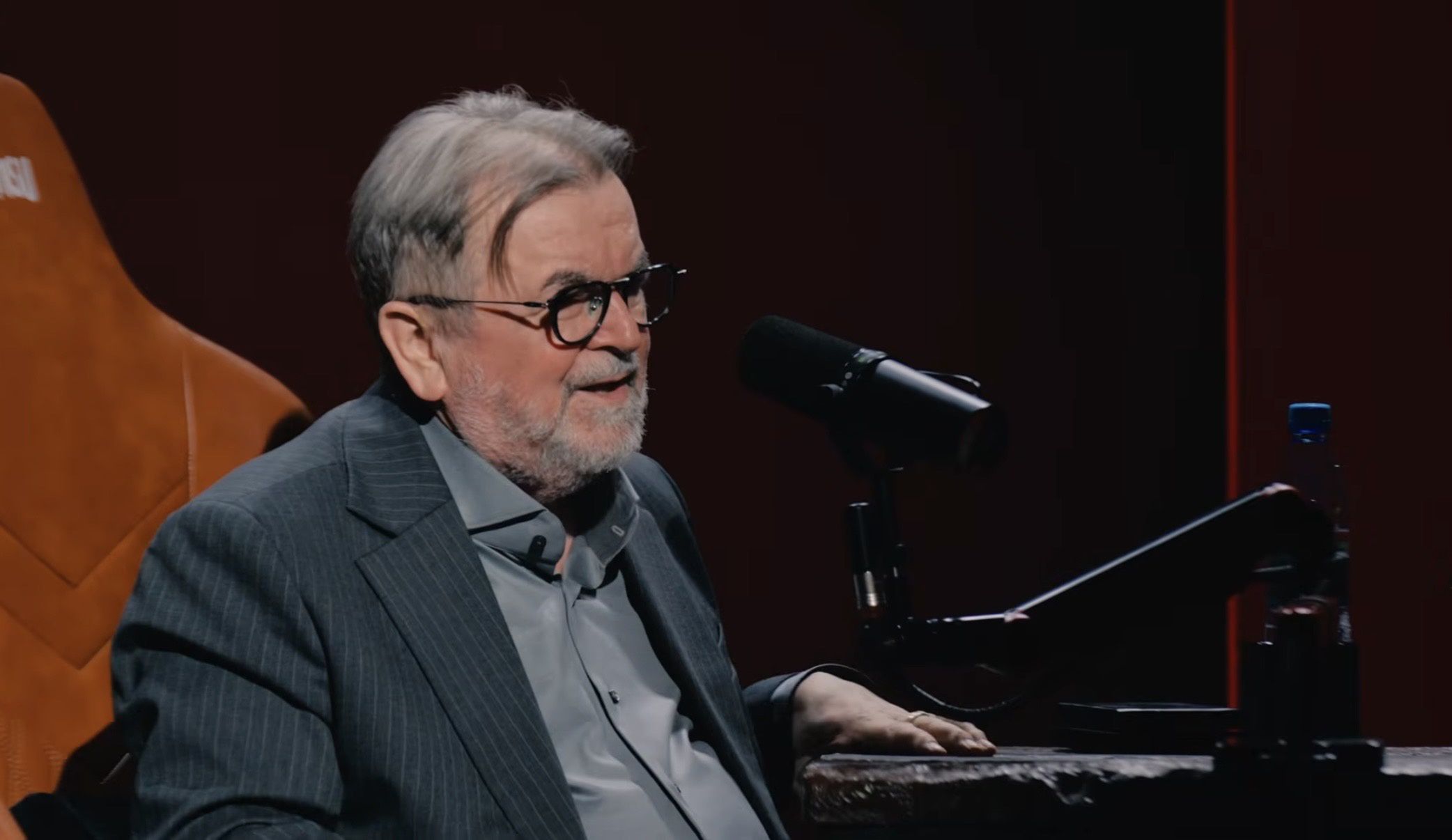 Edward Miszczak podczas rozmowy 