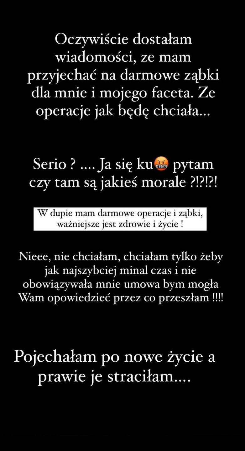 Ewel0na o przerażających komplikacjach po operacji w Turcji