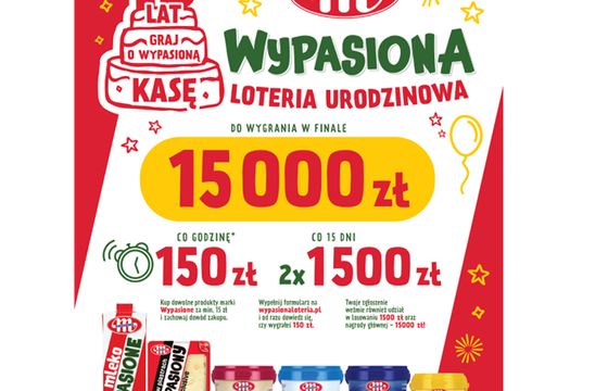 Loteria urodzinowa promuje Wypasione