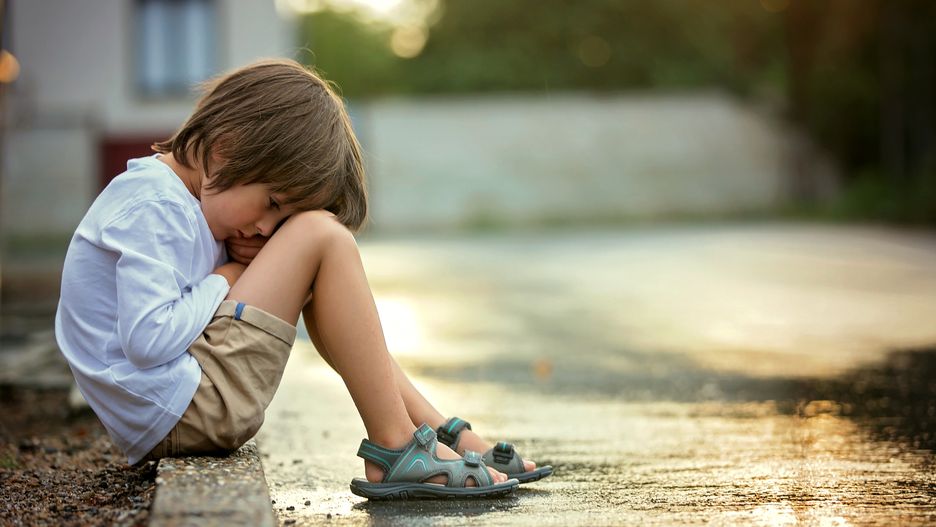 Sad little boy, sitting on the street in the rain, hugging his teddy bear, summertime on sunset
TATYANA TOMSICKOVA
child, boy, sad, sadness, neglect, despair, street, rain, sunset, summer, troubled, crying, violence, bear, innocence, problems, stress, depressed, bare, solitude, grief, homeless, unhappy, frightened, wood, fear, depression, youth, emotion, lonely, upset, toy, abandoned, his, feet, scared, kid, loneliness, background, sorrow, alone, sitting, perestrian walk, reflection, houses, village