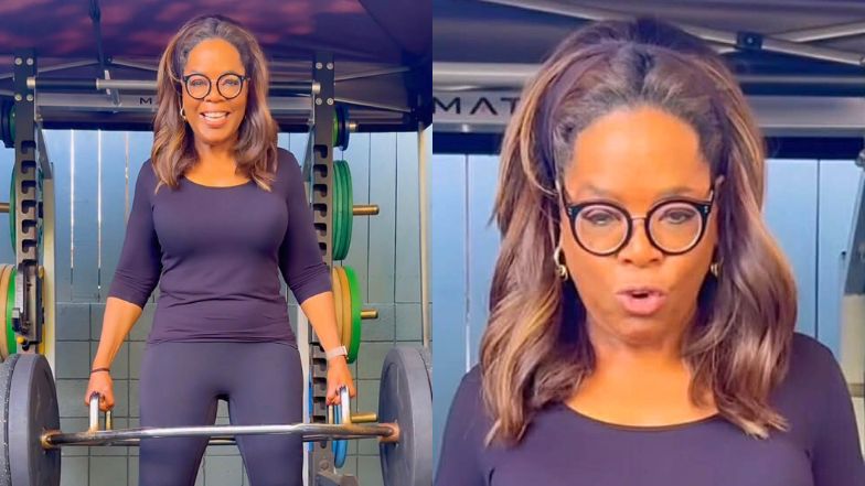 Oprah Winfrey świętuje 72. urodziny, podnosząc ciężary