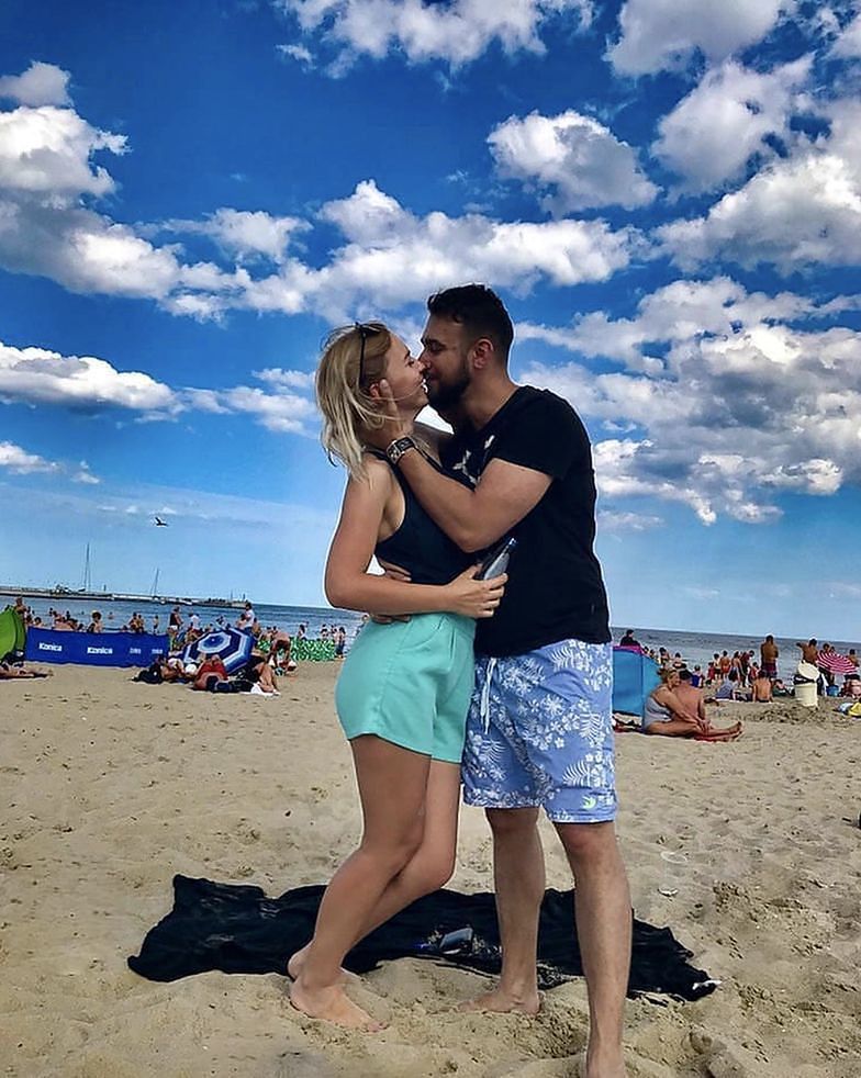 Oliwia i Łukasz ze  "Ślubu od pierwszego wejrzenia" (Instagram)