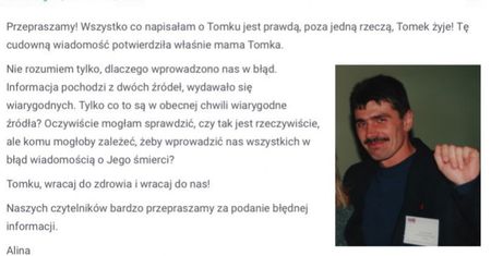 Uśmiercili dziennikarza. Teraz przepraszają. "Oczywiście mogłam sprawdzić"