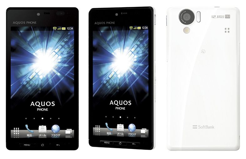 Sharp Aquos 102SH | fot. techcrounch.com