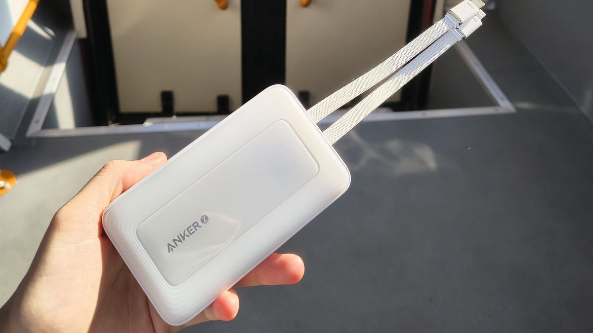 Anker Zolo Power Bank (10K, Built-In USB-C and Lightning Cable)