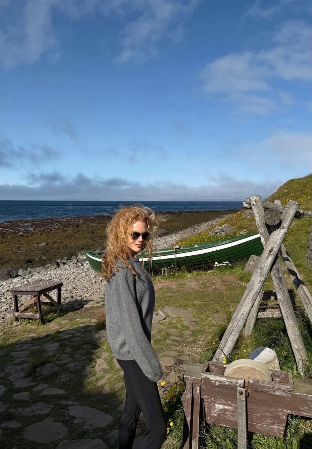 Nicole Kidman w "naturalnym" wydaniu na Islandii