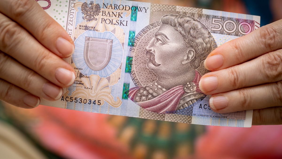 pieniądze, banknoty, złoty, waluty, 500 złotych, 500 zł, 500+, 500 plus